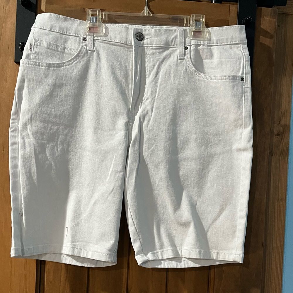 Lee Women's White Jean Shorts